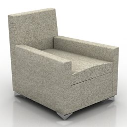 Club Armchair Furniture 3d model