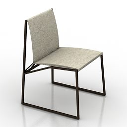 Office Chair Metal Frame 3d model