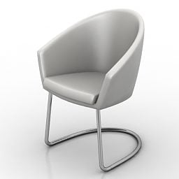 现代扶手椅梅根3d模型