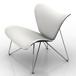 Μοντέρνα καρέκλα Copenhagen 3d μοντέλο