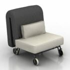 Ikea enkele fauteuil met wielen