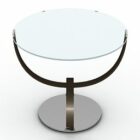 Table en verre style patte de globe