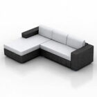 Black White Sectional Sofa
