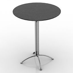 High Round Table 3d model