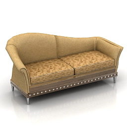 Sofá lounge clásico modelo 3d