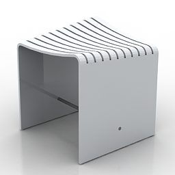 Chair Twister Decor 3d model