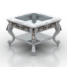 Розкішний королівський стіл 3d модель