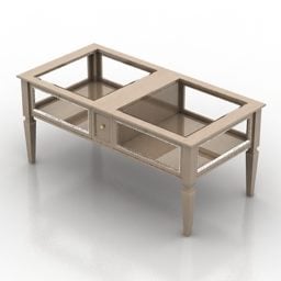 3д модель Стола-Витрины Мебель