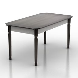 Rectangle Table Design 3d model