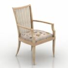 Country Wood Armchair