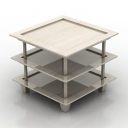 Coffee Table 3 Layers 3d model