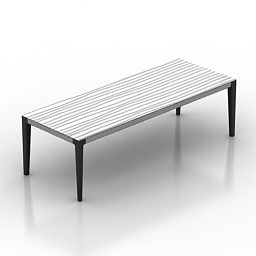 Rectangle Table Taglio 3d model