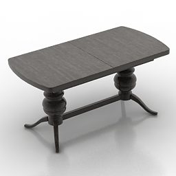 커피 테이블 빈티지 다리 3d 모델