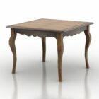 Classic Table With Curved Legs