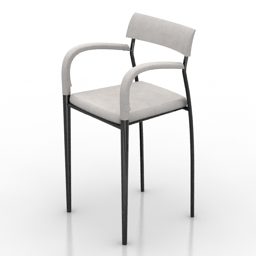Studio Bar Chair 3d model