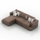 Brown Leather Sectional Sofa Design