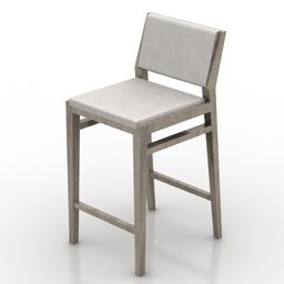 Bar Chair Caron Design 3d model