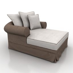 Lounge Armchair Ampoli 3d model