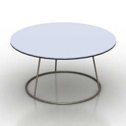 Kulatý konferenční stolek Breeze 3D model