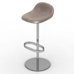 Krzesło barowe Galli Model 3D