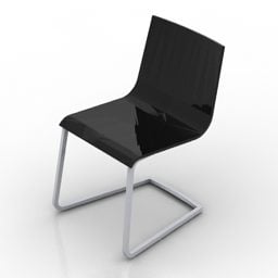 Kancelářská černá židle Bernhardt 3D model