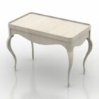 White Paint Classic Table
