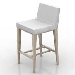 Single Bar Chair Zoe 3d model