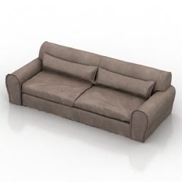 Leather Sofa Baxter 3d model