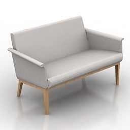 Fabric Home Sofa 3d model