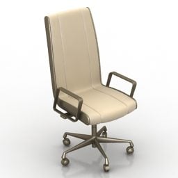 Office Wheels Armchair Ego 3d model