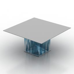 Τετράγωνο Τραπέζι Boboli 3d μοντέλο