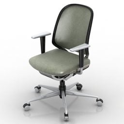 轮子扶手椅 Vitra 3d model