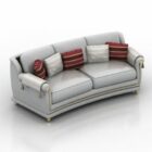 Античный диван изогнутой формы Camilla