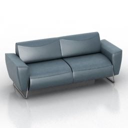 Leather Sofa Chicago Design 3d model