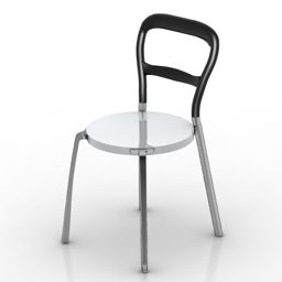 نموذج كرسي معدني بسيط Calligaris 3D