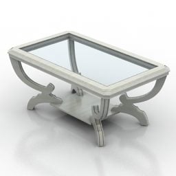 Antique Glass Table Amadeus 3d model