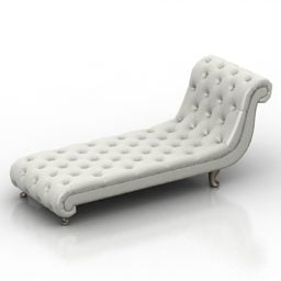 Lounge Chair Upholstered 3d model