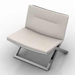 Chair Barcelona Style 3d model