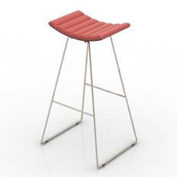 椅子バースツールGalli 3Dモデル