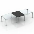 Rectangle Glass Table Office