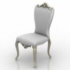Klassisk stol med snidad dekorativ