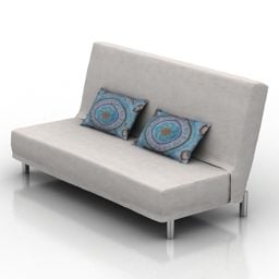 White Sofa Beddinge 3d model