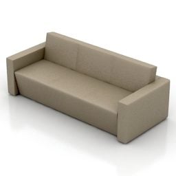 Sofa Matteograssi Beige Color 3d model