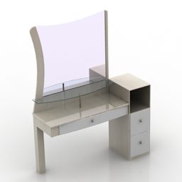 Dressing Table Cheval Set 3d model