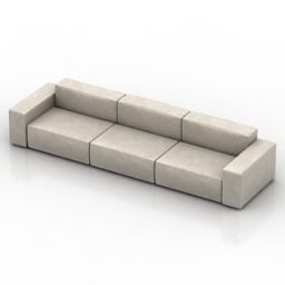 3-Sitzer-Sofa Matteo Grassi 3D-Modell