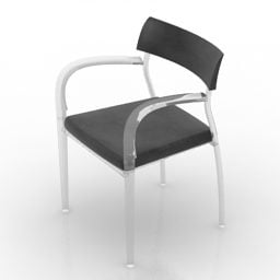 3д модель простого кресла Bernhardt Design