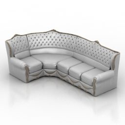 Classic Corner Sofa 3d model