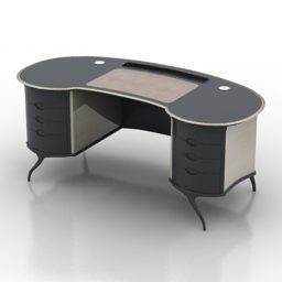 Office Director Table Ceccotti 3d model
