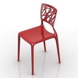 Plastic Coffee Chair Viento 3d model
