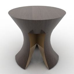 Round Modernism Table 3d model